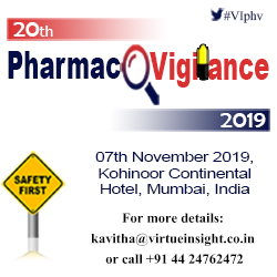 20th Pharmacovigilance 2019